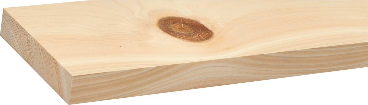 地桧 節 無垢材