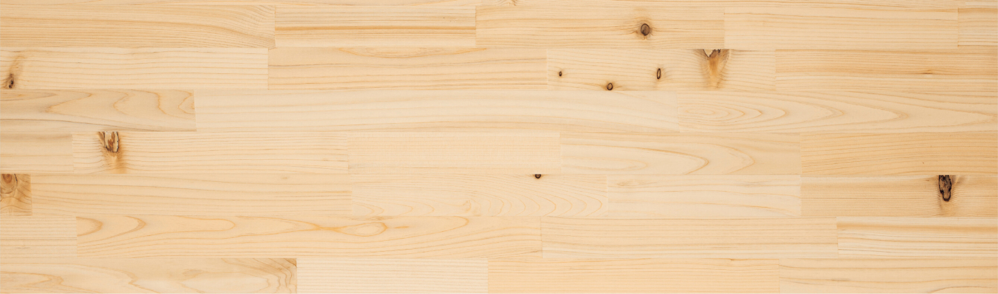 地桧 節 集成材(積層材)